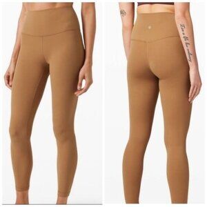 Lululemon Align 25" Saddle Brown Leggings Size 8